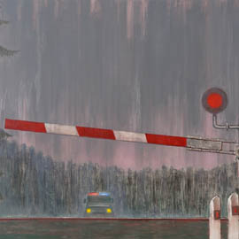 художник Александр Якут 'Переезд', холст, масло